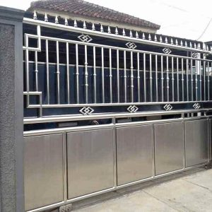 pagar stainless minimalis Jakarta Pagar Stainless jakarta
