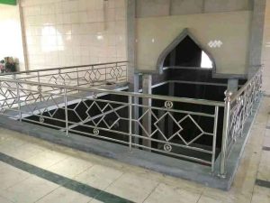 Pagar Stainless Mesjid Depok balkon stainless